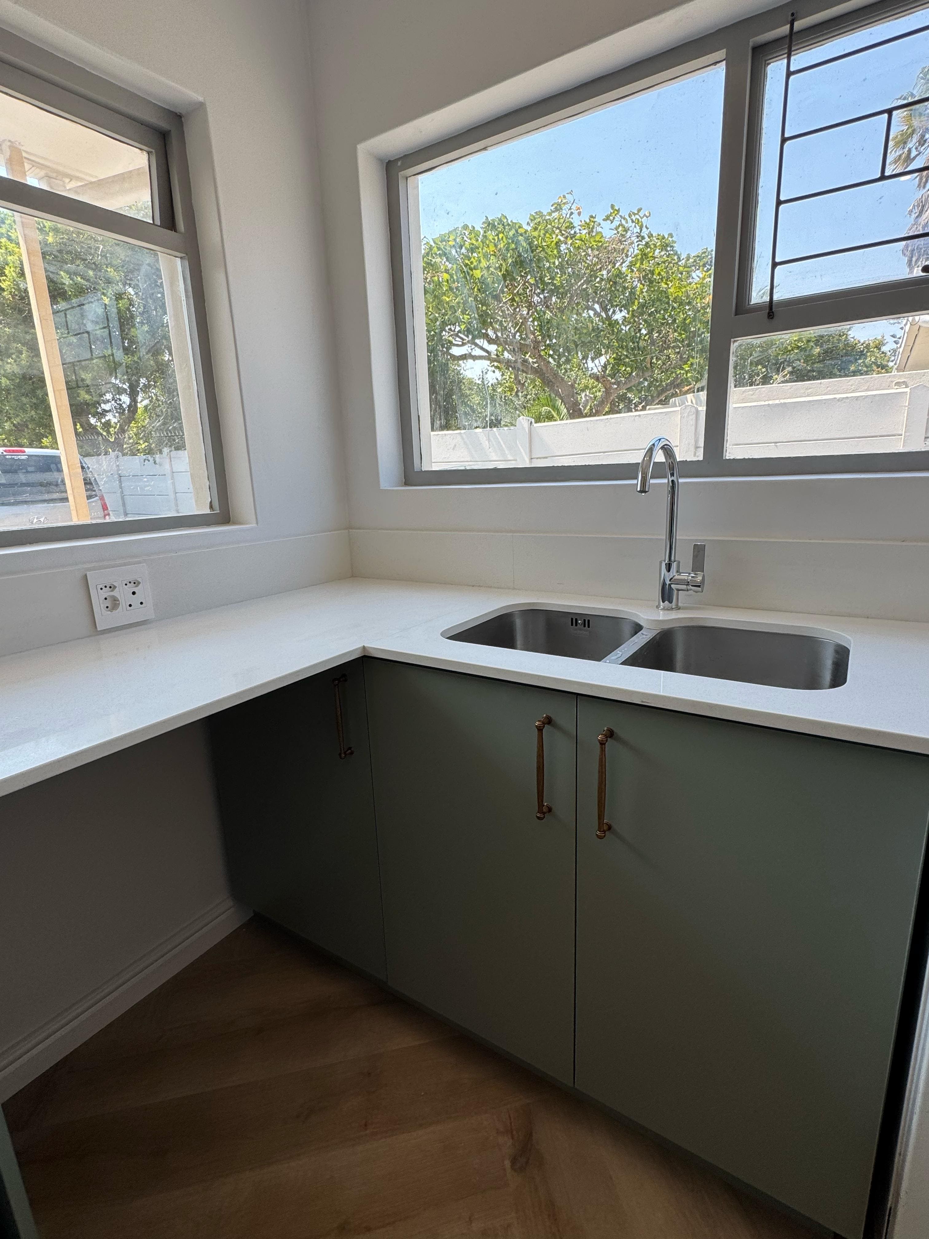 OLIVE GREEN KITCHEN completed renovations project view 8