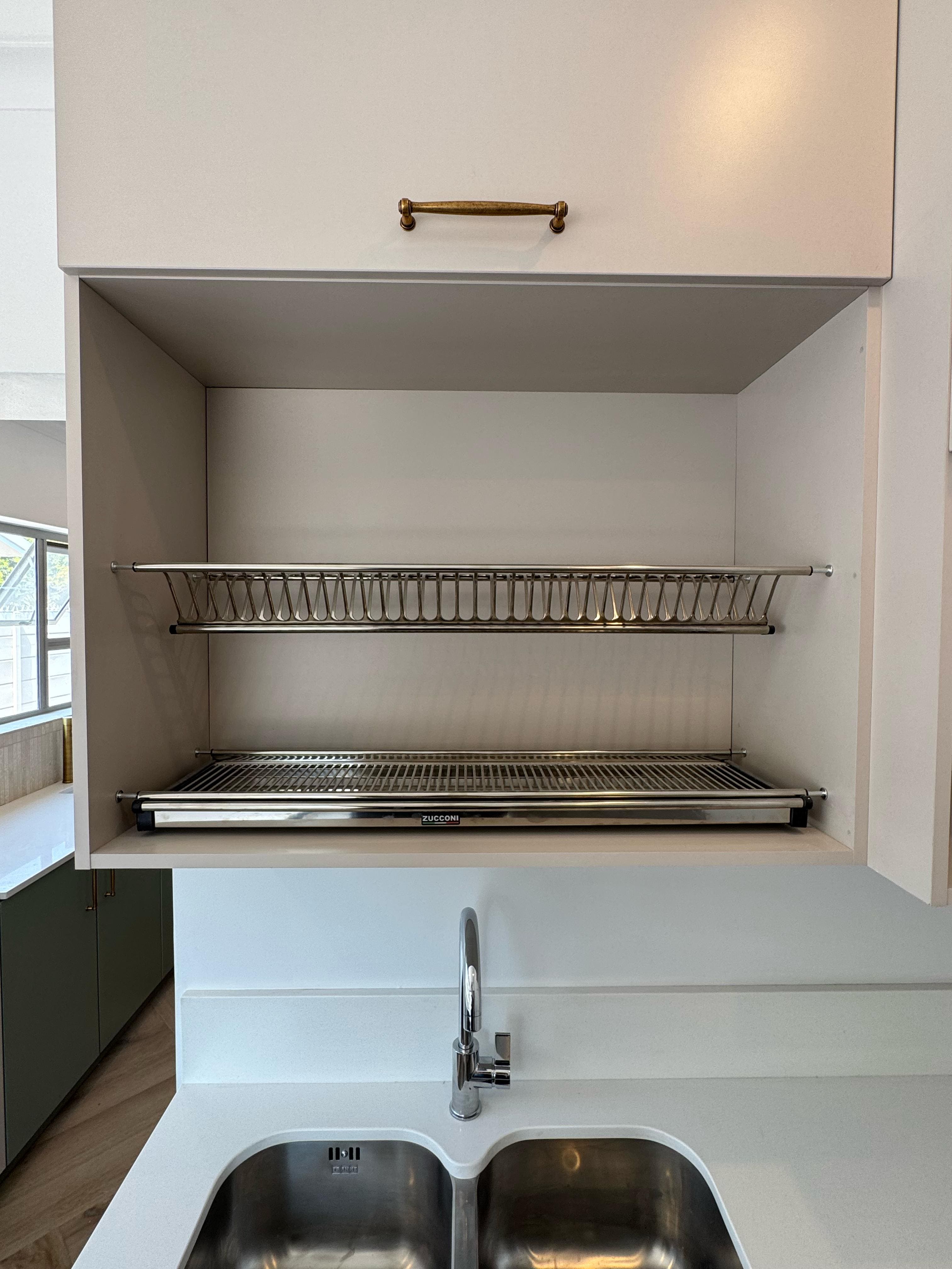 OLIVE GREEN KITCHEN completed renovations project view 10