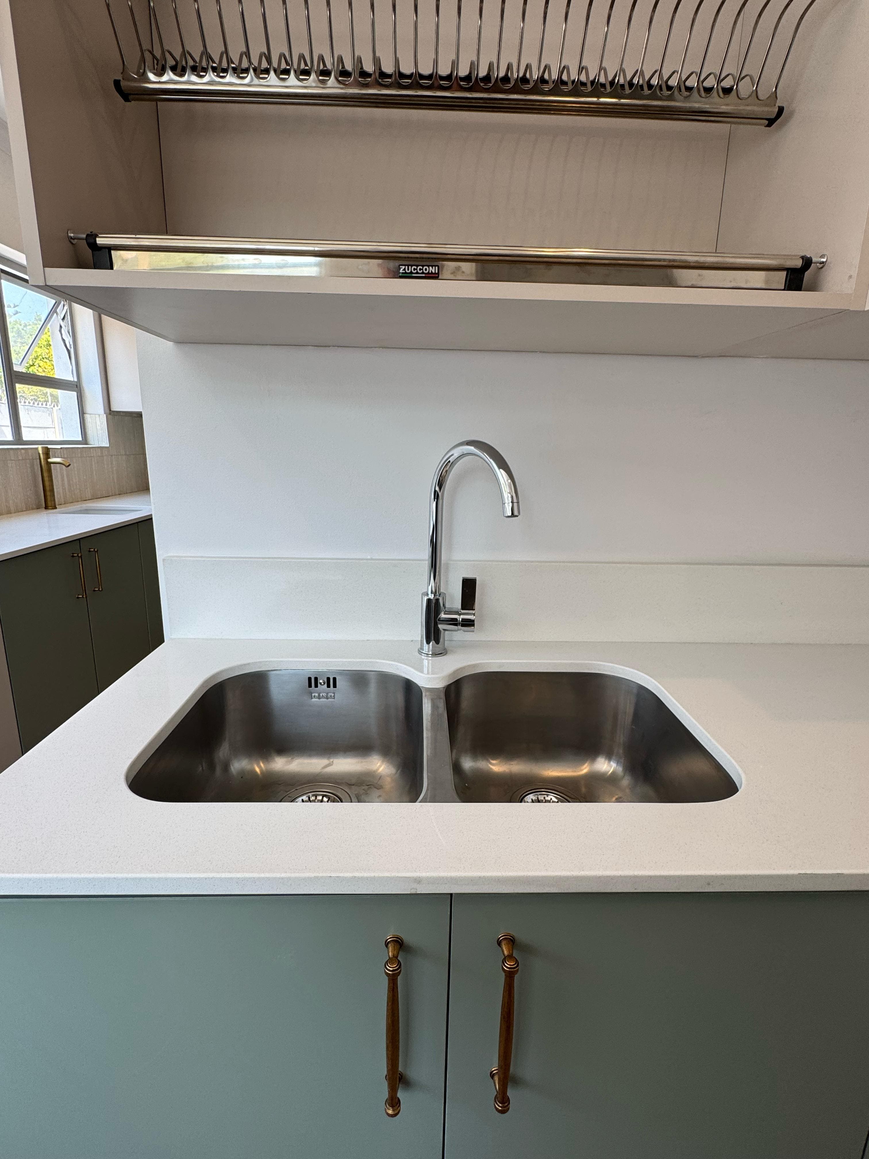 OLIVE GREEN KITCHEN completed renovations project view 14