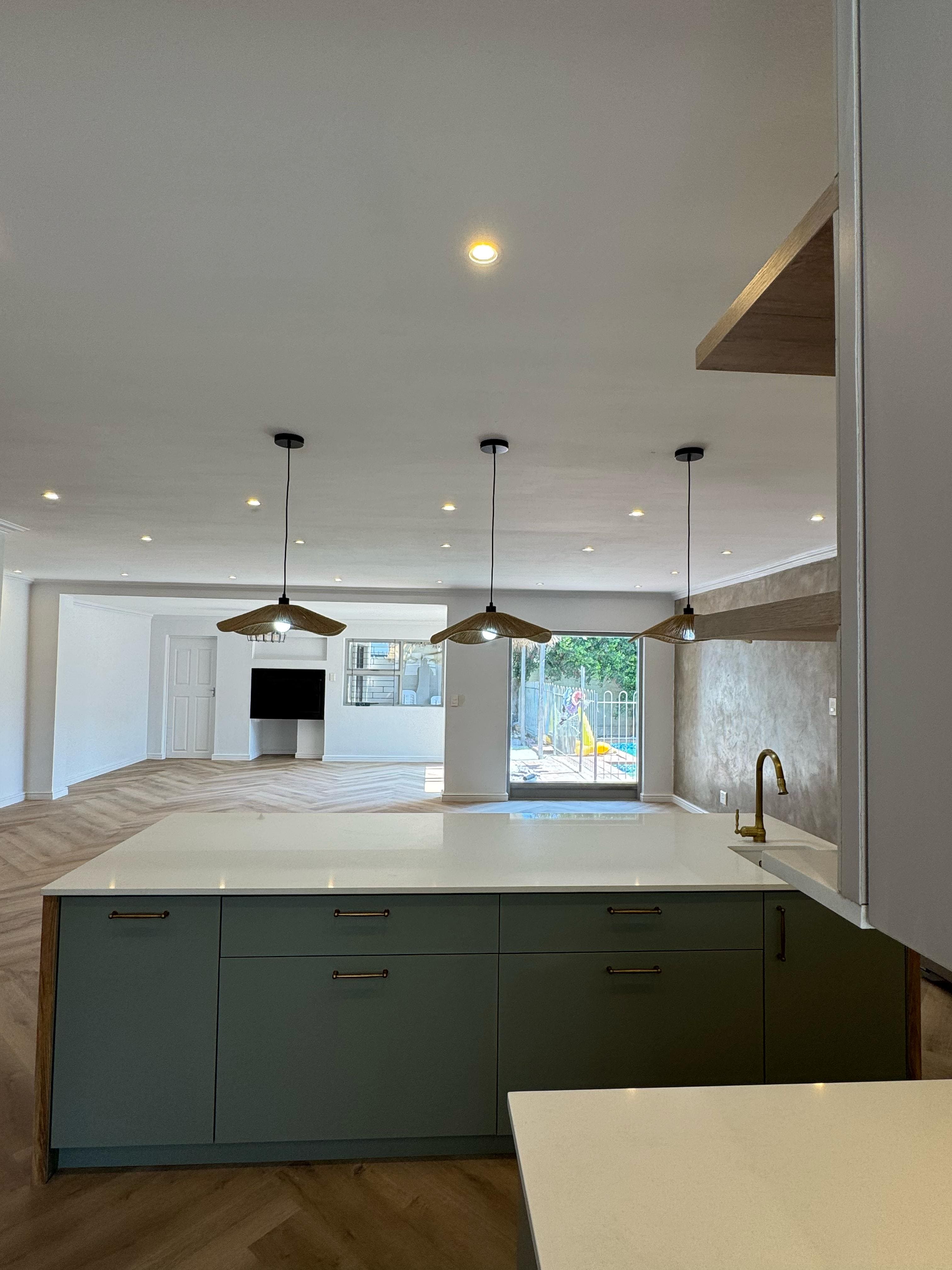 OLIVE GREEN KITCHEN completed renovations project view 15